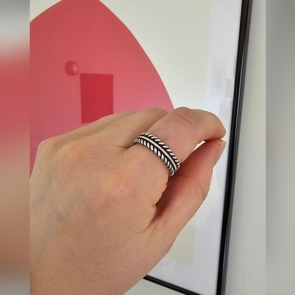 925 Silver ring (adjustable) - Picture 2 of 4